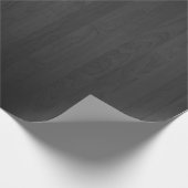 Digital Print Black Wood Geschenkpapier (Ecke)