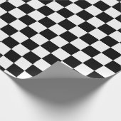 Digital Print in Schwarz/Weiß Geschenkpapier (Ecke)