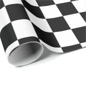 Digital Print in Schwarz/Weiß Geschenkpapier (Rolleneckpunkt)