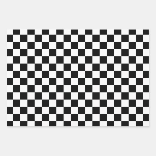 Digital Print in Schwarz/Weiß Geschenkpapier Set (Vorderseite 2)