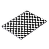 Digital Print in Schwarz/Weiß Notizblock (Linke Seite)
