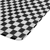 Digital Print in Schwarz/Weiß Schneidebrett (Ecke)