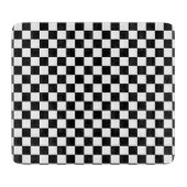 Digital Print in Schwarz/Weiß Schneidebrett (Vorderseite)