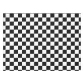 Digital Print in Schwarz/Weiß Tischdecke (Vorderseite (Horizontal))