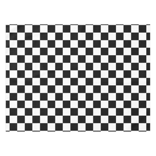 Digital Print in Schwarz/Weiß Tischdecke (Vorderseite (Horizontal))