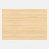Digital Print Light Wood Geschenkpapier Set (Vorderseite 3)