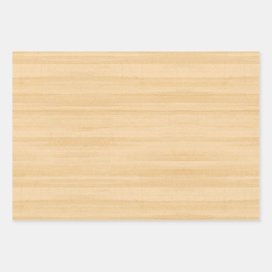 Digital Print Light Wood Geschenkpapier Set (Vorderseite 3)
