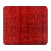 Digital Print Red Rustic Wood Schneidebrett (Vorderseite)