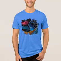 Digital Print T - Shirt - Fluid Motion