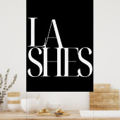 Digital Printable Lash Poster - Eyelash Extension (Küche)