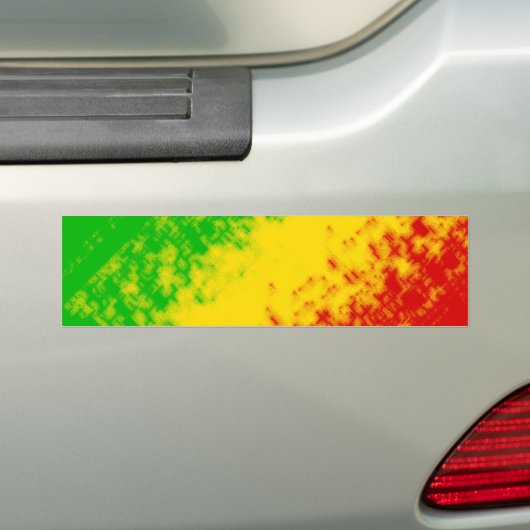 Digital Rasta Design Autoaufkleber (Auf Auto)