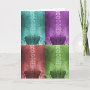 Digital-Röntgenstrahl-Kunst-Gruß-Karte Karte
