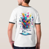 Digital Rush – Shopping Cart Blast T-Shirt (Rückseite)