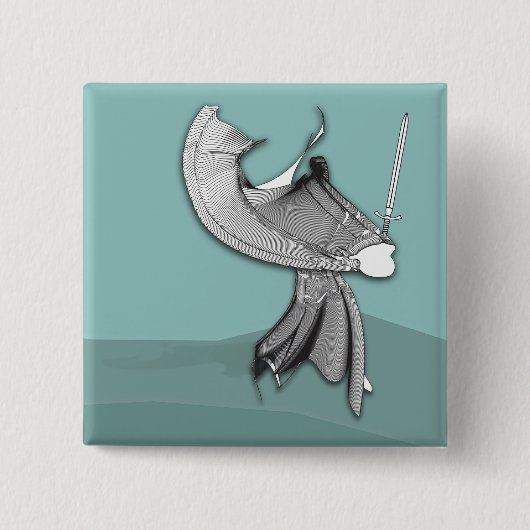 Digital Samurai Button (Vorderseite)