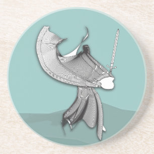 Digital Samurai Getränkeuntersetzer