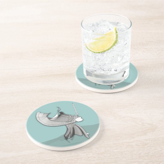 Digital Samurai Getränkeuntersetzer (Seite)