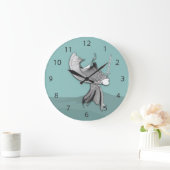 Digital Samurai Große Wanduhr (Zuhause)