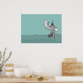 Digital Samurai Poster (Küche)