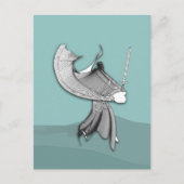 Digital Samurai Postkarte (Vorderseite)