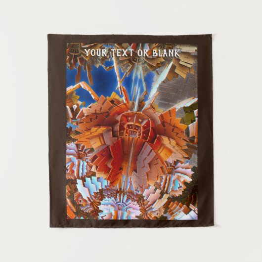 Digital Samurai Wandteppich (Vorderseite)