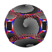 Digital Schachbrett Yin Yang von Kenneth Yoncich Baseball (Vorderseite)