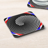 Digital Schachbrett Yin Yang von Kenneth Yoncich Untersetzer (Linke Seite)