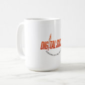 Digital-Schwert-Langarmshirt Kaffeetasse (Vorderseite Links)