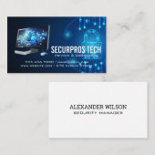 Digital Security | Cyber Tech | AI Visitenkarte (Vorne/Hinten)