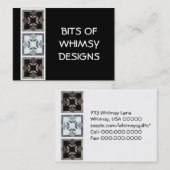 Digital-Steppdecken-Visitenkarten Visitenkarte (Vorne/Hinten)