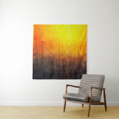 Digital structure of painting. Abstract art vintag Wandteppich (Beispiel)