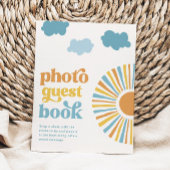 Digital Sun Baby Dusche Foto Gästebuchsignatur Poster