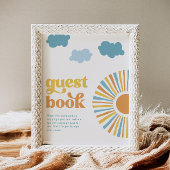 Digital Sun Guest Book Sign Poster