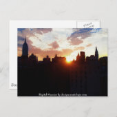 Digital Sunrise Postkarte (Vorne/Hinten)