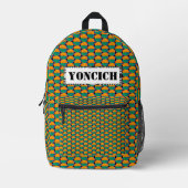 Digital Sunrise von Kenneth Yoncich Bedruckter Rucksack (Vorderseite)