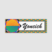 Digital Sunrise von Kenneth Yoncich Namensschild (Vorderseite)