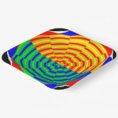 Digital Sunrise von Kenneth Yoncich Pappteller (Gewinkelt)