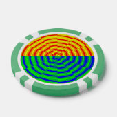 Digital Sunrise von Kenneth Yoncich Pokerchips (Einzeln)