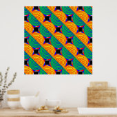 Digital Sunrise von Kenneth Yoncich Poster (Küche)