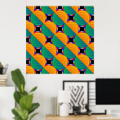 Digital Sunrise von Kenneth Yoncich Poster (Heimbüro)