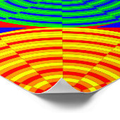 Digital Sunrise von Kenneth Yoncich Poster (Ecke)