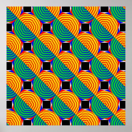 Digital Sunrise von Kenneth Yoncich Poster (Vorne)