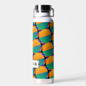 Digital Sunrise von Kenneth Yoncich Trinkflasche (Rückseite)