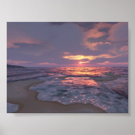 Digital Sunset Poster (Vorne)