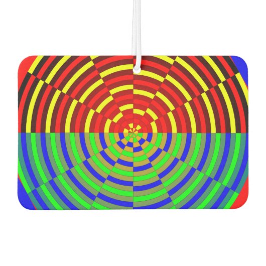 Digital Sunset von Kenneth Yoncich Autolufterfrischer (Vorderseite)