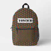 Digital Sunset von Kenneth Yoncich Bedruckter Rucksack (Vorderseite)