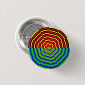 Digital Sunset von Kenneth Yoncich Button (Vorne & Hinten)