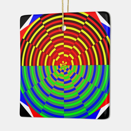 Digital Sunset von Kenneth Yoncich Keramikornament (Links)