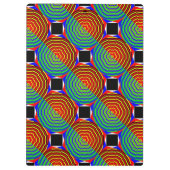 Digital Sunset von Kenneth Yoncich Klemmbrett (Rückseite)