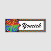 Digital Sunset von Kenneth Yoncich Namensschild (Vorderseite)