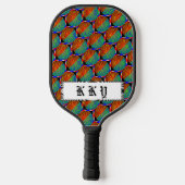 Digital Sunset von Kenneth Yoncich Pickleball Schläger (Rückseite)